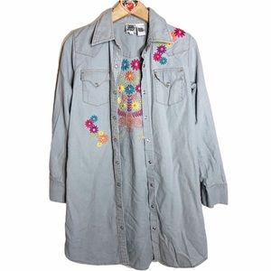 Ivy Jane Linen Cotton Blend Shirt Dress
